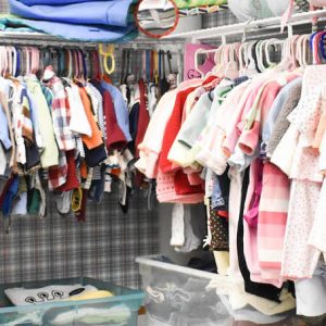 Baby clothes available at the Baby Pantry